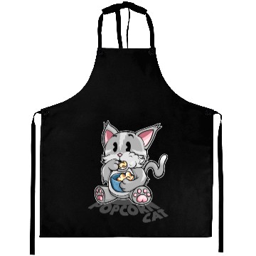 Discover Popcorn Cat Aprons