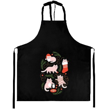 Discover Grumpy Christmas Cat Aprons