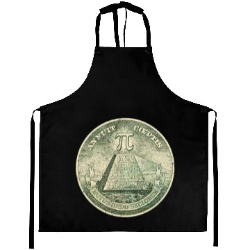 Discover Illuminati Pi Great Seal 3.14 Pi Day Aprons