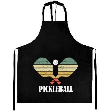 Discover Pickleball Vintage Distressed Retro Player Aprons