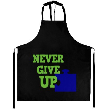 Discover never give up Aprons