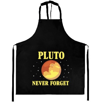 Discover Pluto Never Forget Aprons