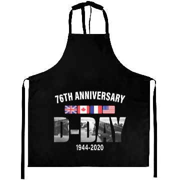 Discover D-Day Normandy 76th Anniversary Aprons