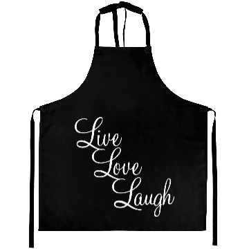 Discover Live - Love - Laugh Aprons