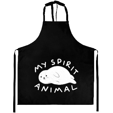 Discover Seal is my spirit animal Aprons