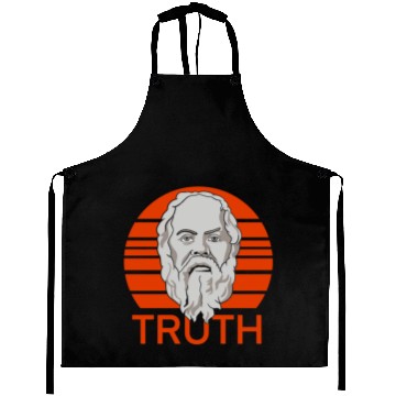 Discover Socrates - Philosophy Vintage Sunrise Edition Aprons