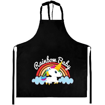 Discover Rainbow Unicorn Rainbow Baby Unicorns Aprons