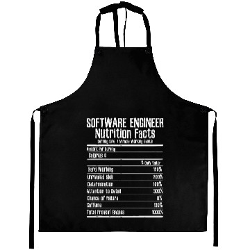 Discover Software Engineer Nutri Facts Aprons