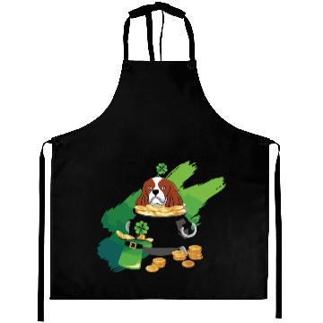 Discover Saint Patricks Day Cavalier King Charles Spaniel Aprons