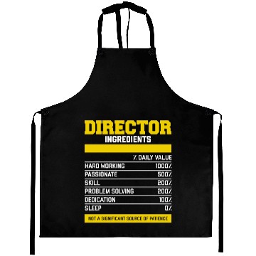 Discover Fancy Director Ingredients Aprons