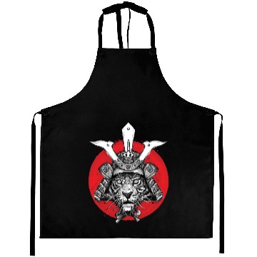 Discover Samurai Tiger Aprons