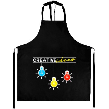 Discover Creative ideas, light bulb - great gift idea Aprons