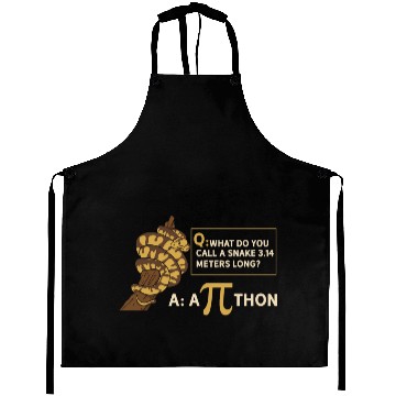 Discover Funny Math Humor Pi Day Algebra - Python Snake Aprons