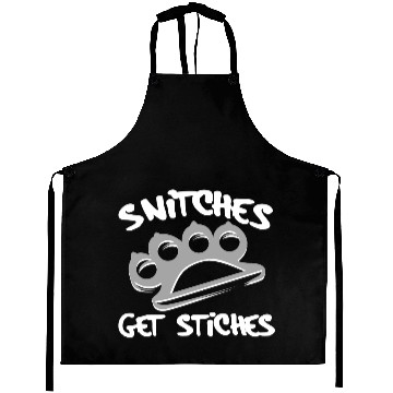 Discover Cool Thug Life Aprons For Gangster "Snitches Get