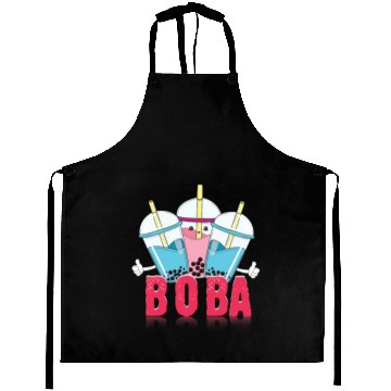 Discover Boba Pearl Milk Tea Aprons