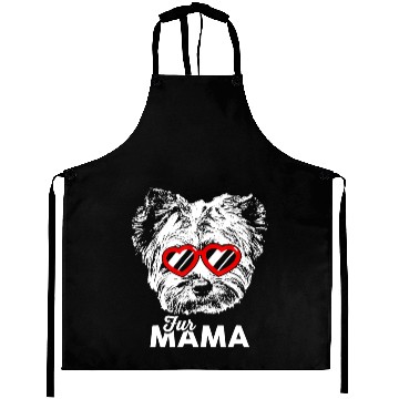 Discover Cute Yorkshire Terrier Fur Mama Aprons