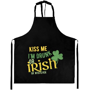 Discover Kiss me I'm drunk Aprons
