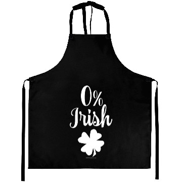 Discover Zero Percent Irish Funny St Patricks Day Aprons
