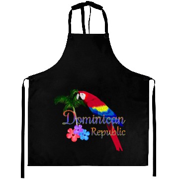 Discover Dominican Republic Tropical Aprons