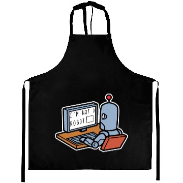 Discover I Am Not A Robot Aprons