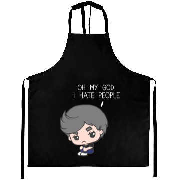 Discover omg i hate people Aprons
