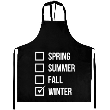 Discover Spring Summer Fall Winter Checking Aprons