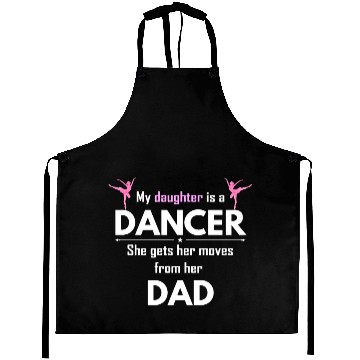 Discover Dance Dad Dancer Fathers Day Aprons