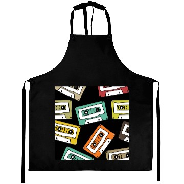 Discover Retro cassette tape Aprons