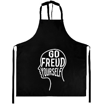 Discover Funny Psychologist Gift - Go Freud Yourself Aprons