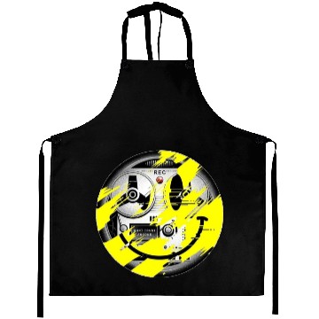 Discover Smiley Face Recorder Aprons
