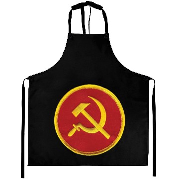 Discover Hammer and Sickle Patch Aprons