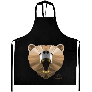 Discover Hungry Bear Women's V-Neck Aprons