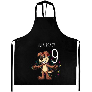 Discover 9th Birthday Dog Gift Aprons