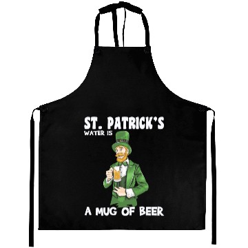 Discover St. Patrick love green beer Aprons