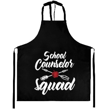 Discover School Counselor Squad Cute School Guidance Aprons