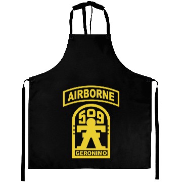 Discover Geronimo 509th Airborne Parachute Infantry US Army Aprons