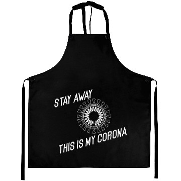 Discover My corona (white) Aprons