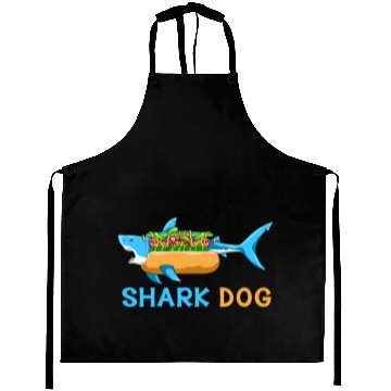Discover Shark In A Hot Dog - Shark Hot Dog Aprons