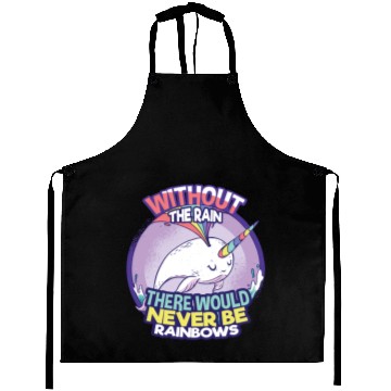 Discover Rain Rainbow Unicorn Aprons
