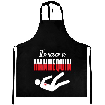 Discover Never Mannequin Funny Serial Killer Documentaries Aprons