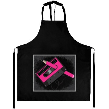 Discover Vintage Tech Cassette Tape Aprons
