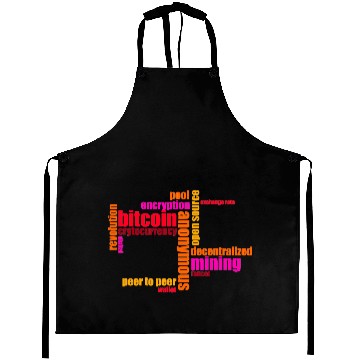 Discover Bitcoin technology - Aprons idea gift.