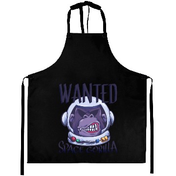 Discover Astronaut Gorilla Monkey Science Aprons
