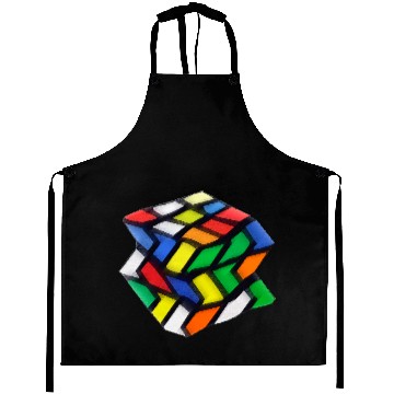 Discover zi-za- rubiks cube game design Aprons