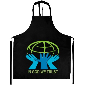Discover IN GOD WE TRUST Aprons