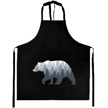 Discover Bear Forest Nature Woods Aprons