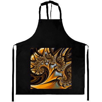 Discover batik swirls Aprons