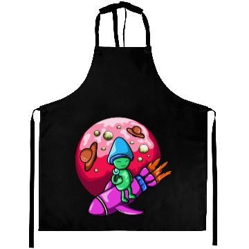 Discover mushroom alien Aprons