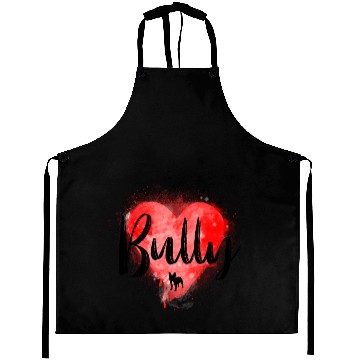 Discover Love my Bully Aprons