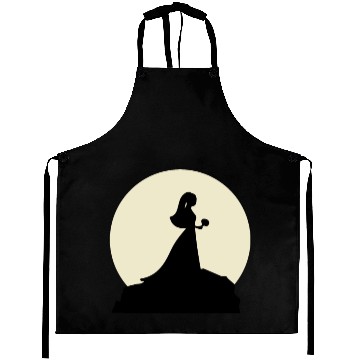 Discover Fancy Wife And Moon Design Aprons